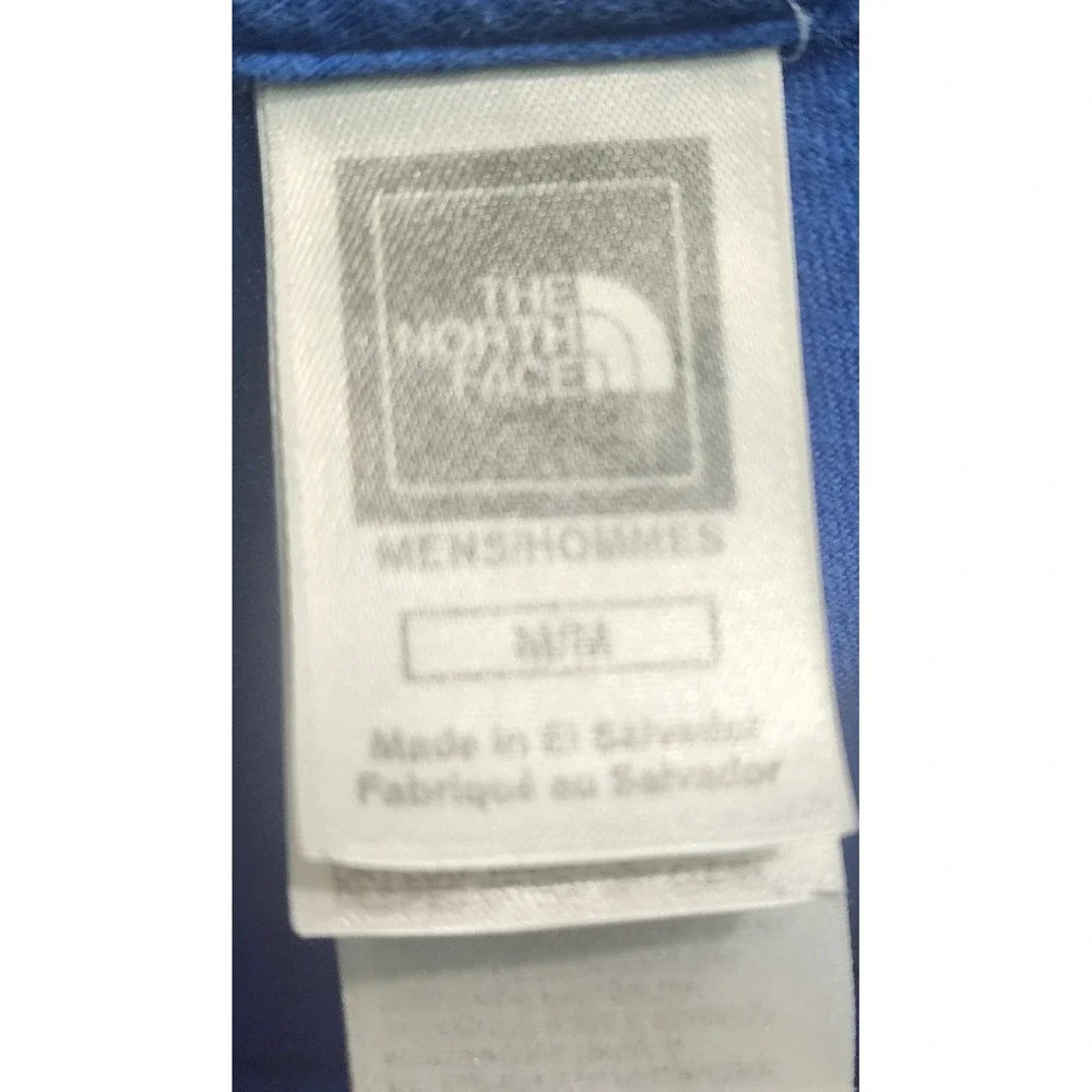 The North Face Mens Blue Graphic Logo Short Sleeve‎ T-Shirt Size M M/M NF0A3G1C